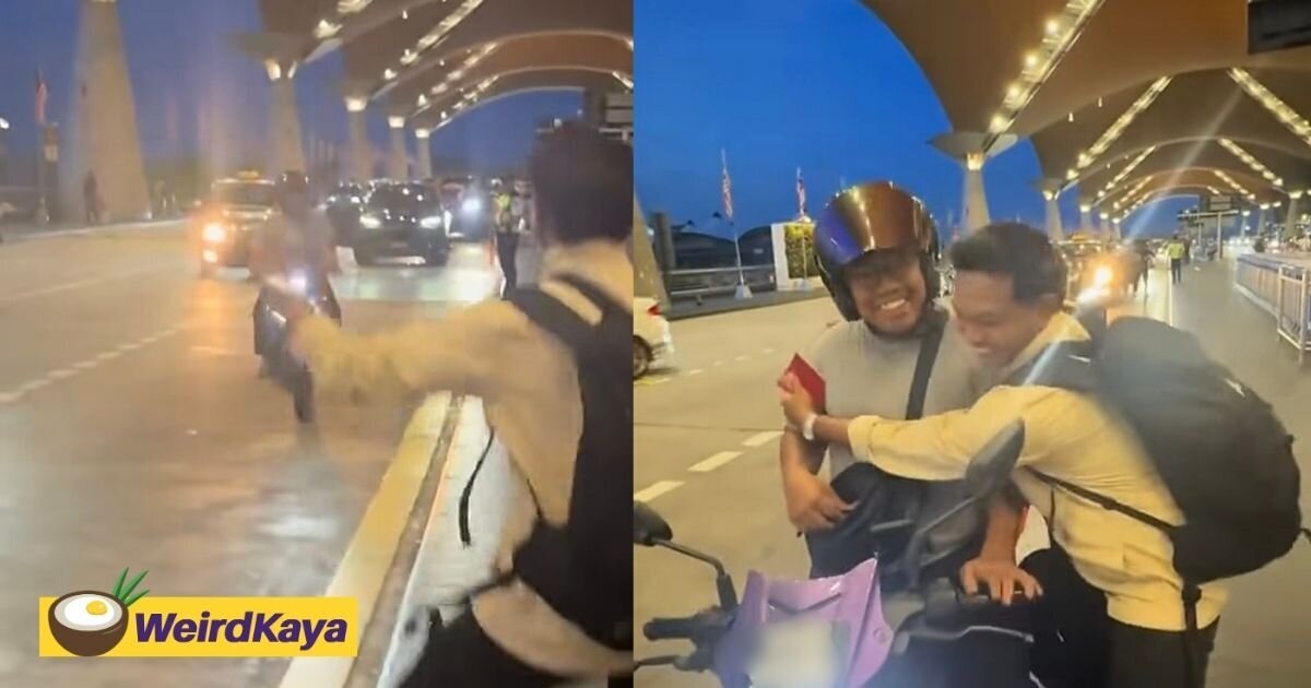 M’sian Man Reaches KLIA & Realises He Forgot Passport, Friend Rushes Over On Motorcycle | WeirdKaya