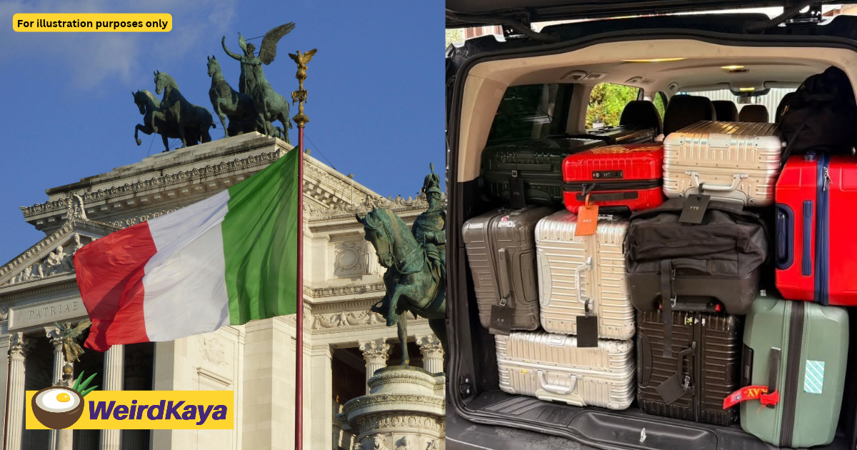 M’sian Family Loses All 11 Pieces Of Luggage In Italy Despite Car Showing No Signs Of A Break-In | WeirdKaya