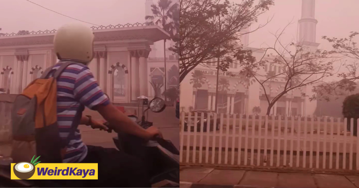 M’sian In Indonesia Sees City Turn Orange From Haze, Says Air Smelled Burnt As Reading Hit 980 | WeirdKaya