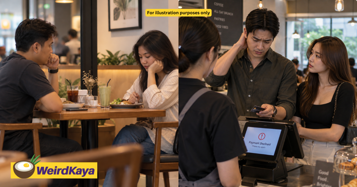M’sian Man Takes Another Woman Out For Meal, Calls Wife For Money After Card Gets Declined | WeirdKaya