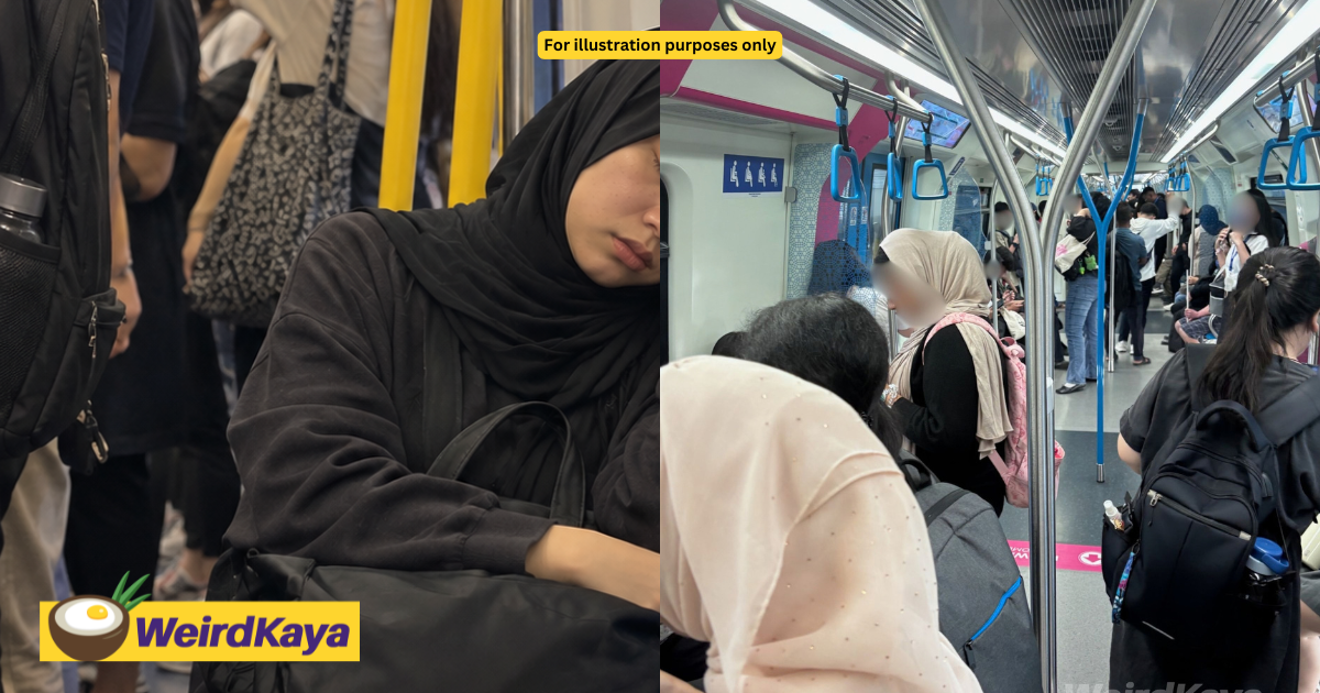 M’sian Woman Sleeps in MRT After Leaving Home At 6am For Work, Worries Others Will Judge Her | WeirdKaya