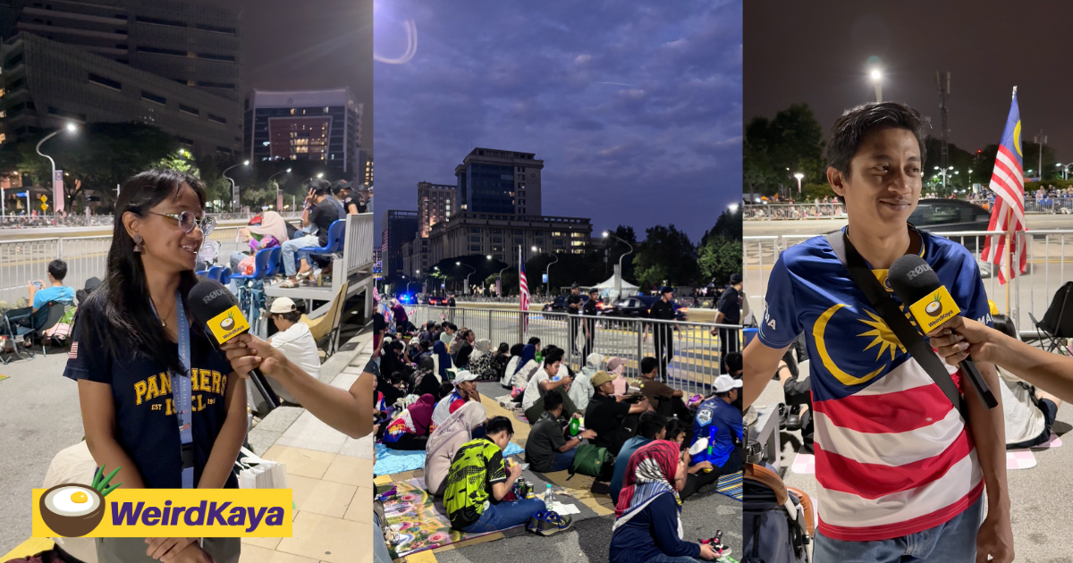 M’sians Arrive As Early As 11pm & Camp Overnight At Dataran Putrajaya For Merdeka Celebration | WeirdKaya