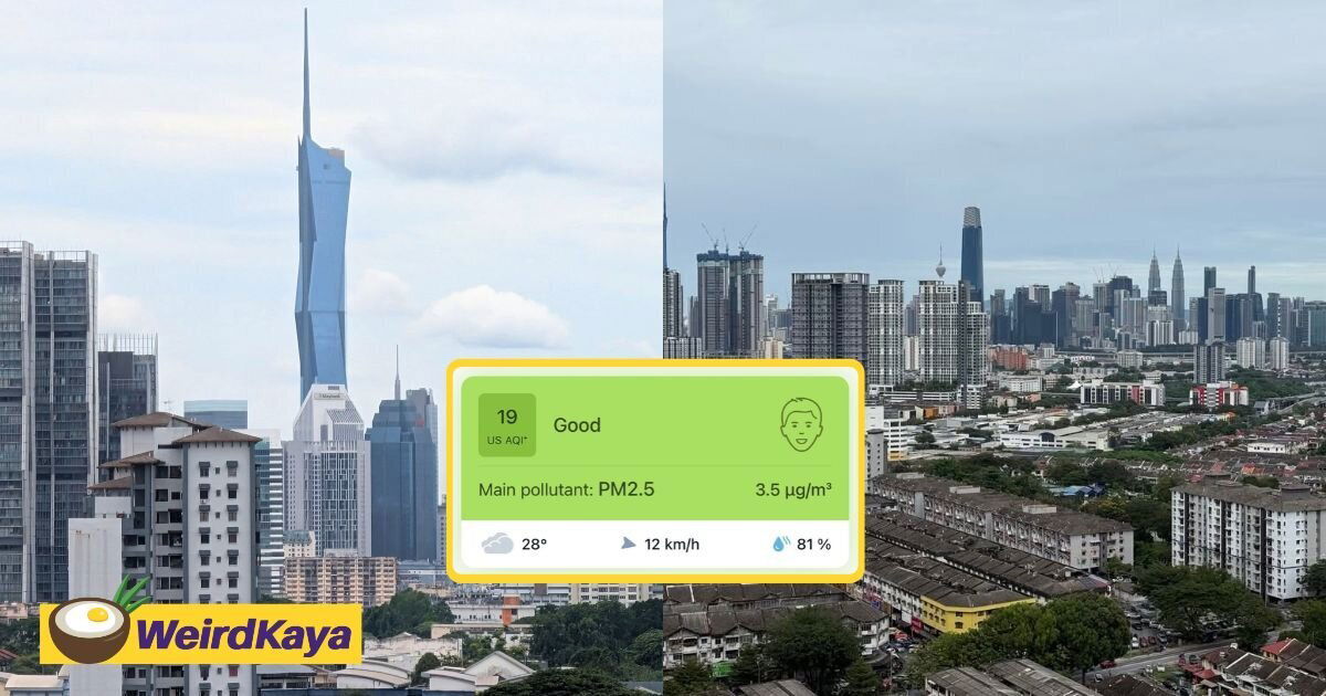 M’sians Rejoice As Haze Clears, KL Records Lower AQI Than New Zealand’s Wellington | WeirdKaya