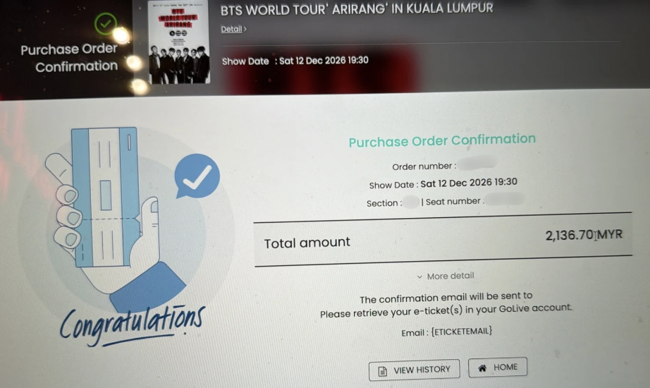 Over 1.3mil Fans Queue Online For BTS M'sian Concert Presale