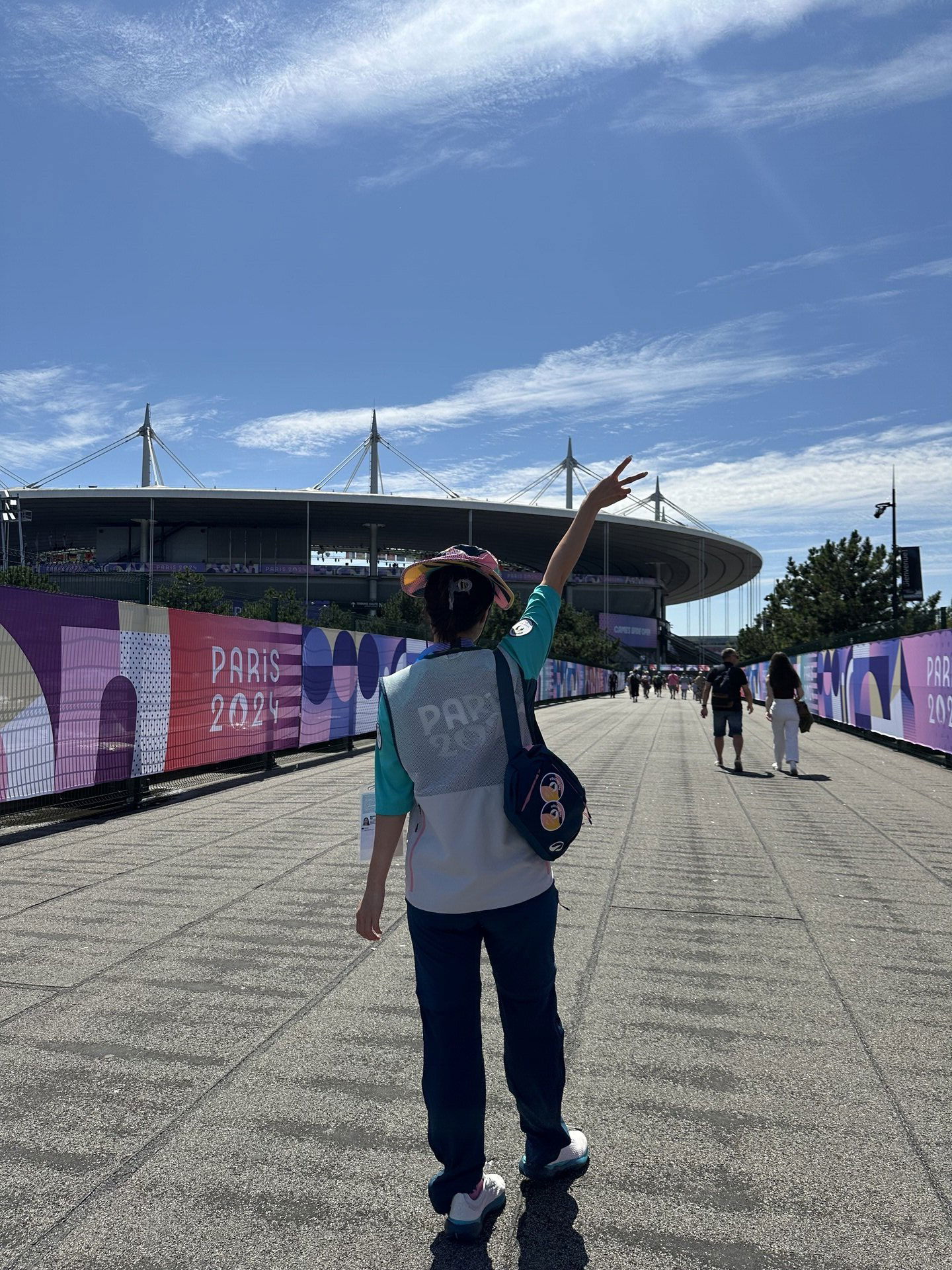 Paris, France — Volunteering at the Paris 2024 Olympics