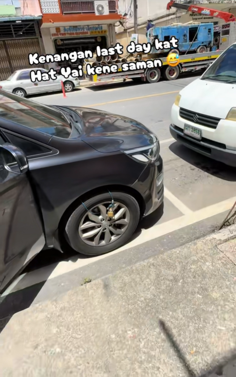 Parking fine in Hatyai (2)