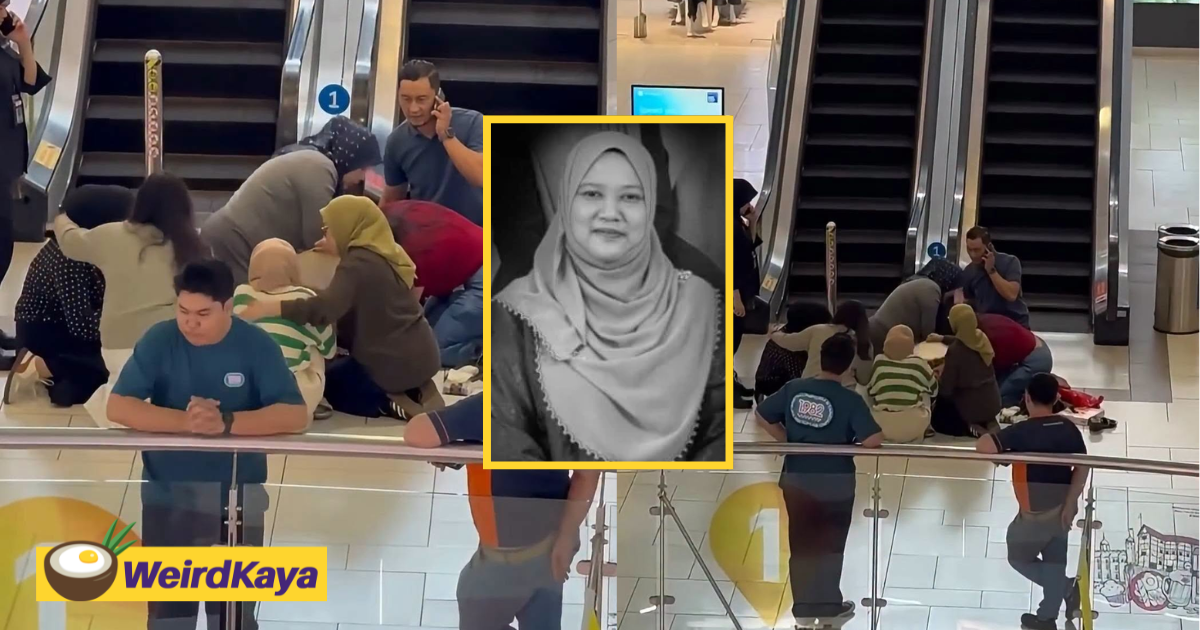 Kindergarten Principal Collapses While Shopping At Kuching Mall, Later Passes Away | WeirdKaya