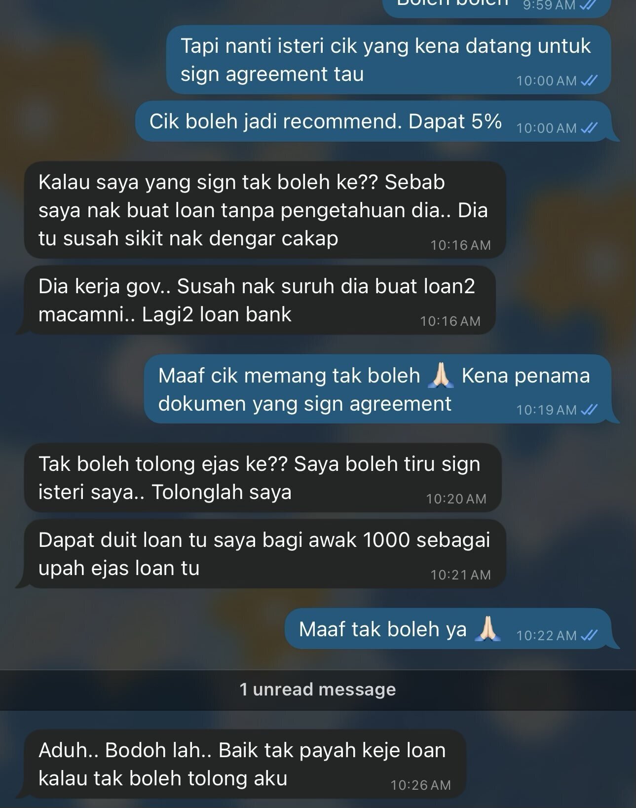 RM1k bribe for forged signature (1)