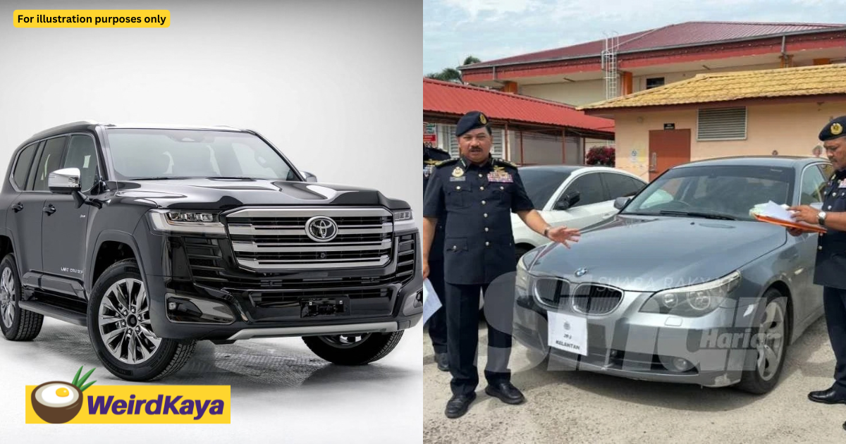 Rohingya Man Caught Driving BMW 525 Without Licence, RM780K Land Cruiser Also Seized | WeirdKaya