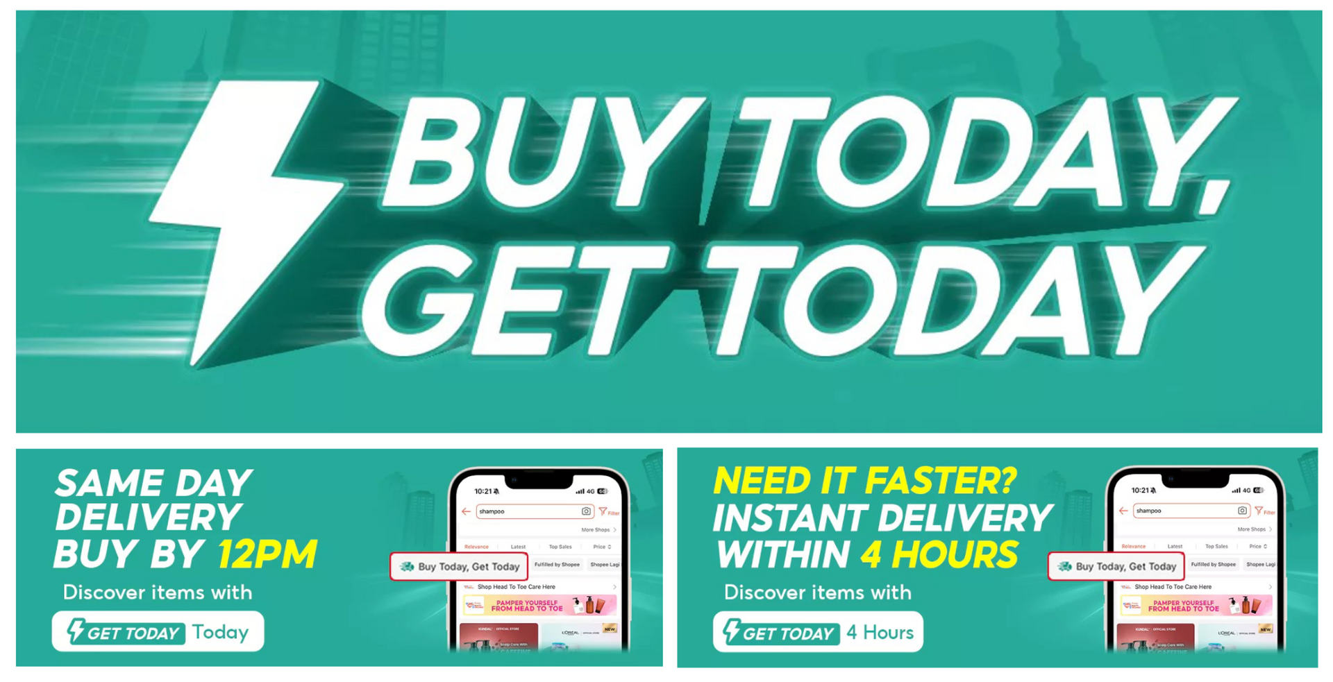 Image from: Need It Fast & Want It Cheap? Shopee 9.9 Super Shopping Day Is Bringing Buy Today, Get Today, Shocking Sale 50% Off & RM9,900 ShopeeVIP Vouchers | WeirdKaya