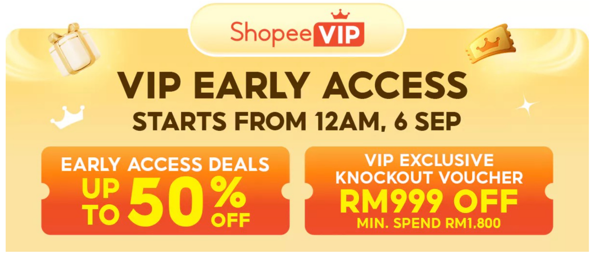 Image from: Need It Fast & Want It Cheap? Shopee 9.9 Super Shopping Day Is Bringing Buy Today, Get Today, Shocking Sale 50% Off & RM9,900 ShopeeVIP Vouchers | WeirdKaya