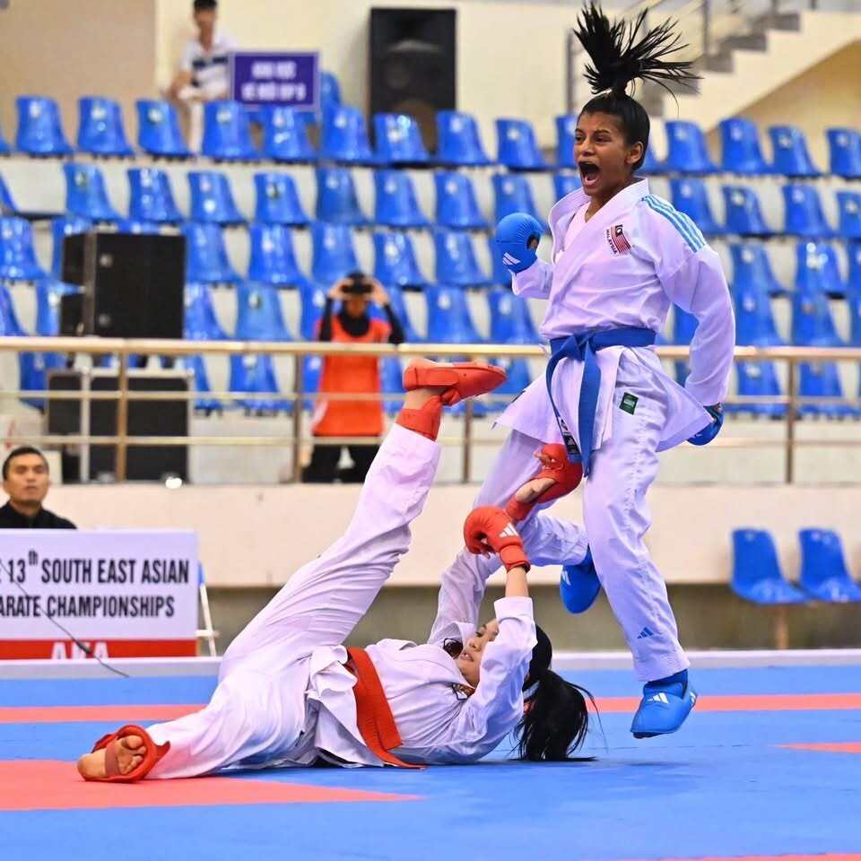 Image from: I Nearly Quit Karate After A Painful Loss, Now I’m A 3x SEA Games Champion & World Championship Silver Medallist | WeirdKaya