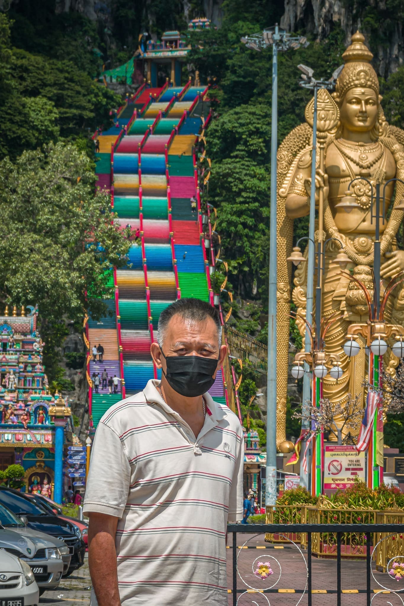 Uncle Lee at Batu Caves