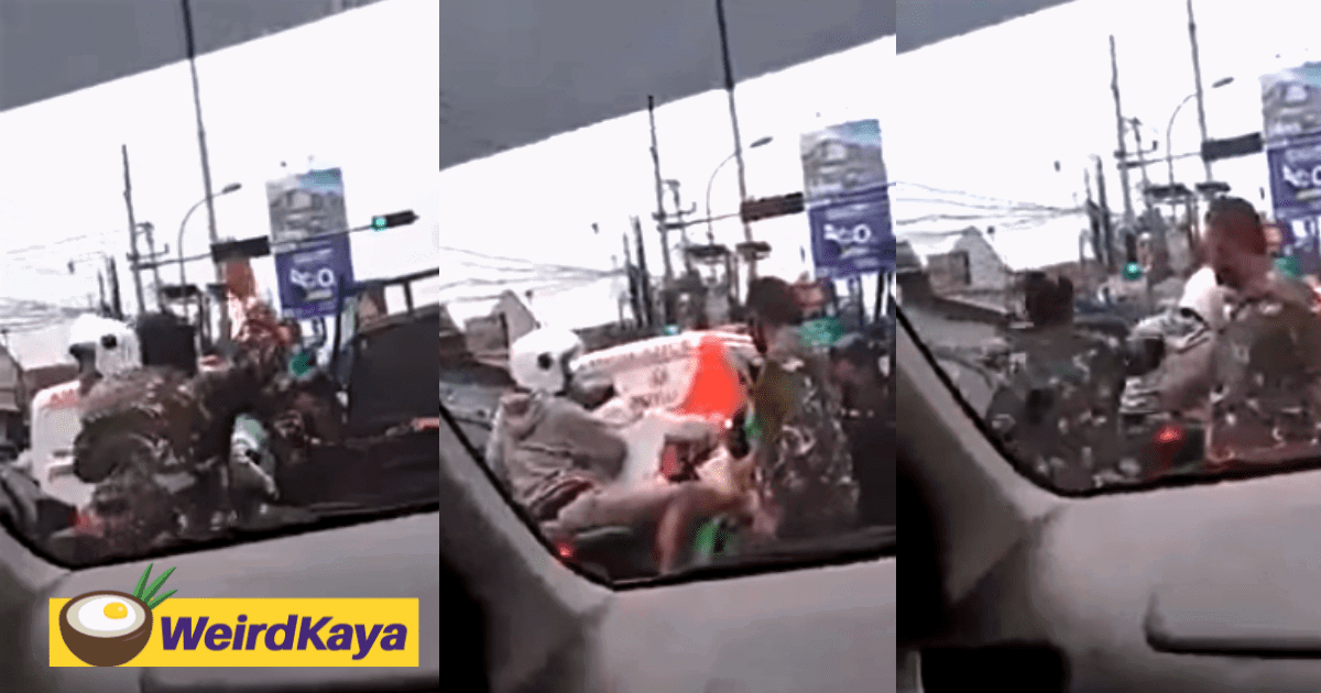 Motorists get slapped by military officers for revving exhaust loudly