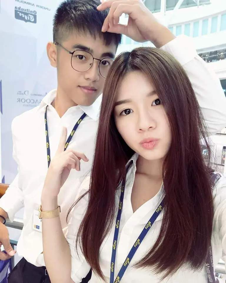 Yeefon and Jia Ning when they were in UTAR, Kampar.