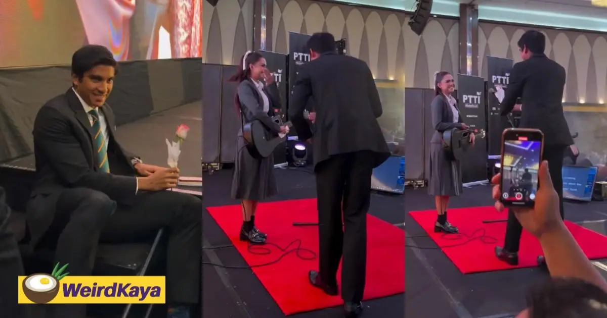 'A Gentleman' – Syed Saddiq Gives Bella A Rose Onstage & M'sians Are Obsessed