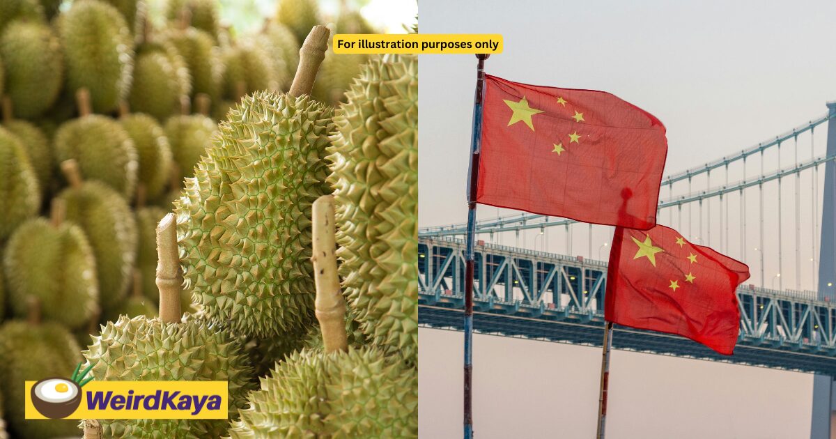 Agriculture Minister China Spent RM1.19bil On M'sian Durians In 2023 Alone