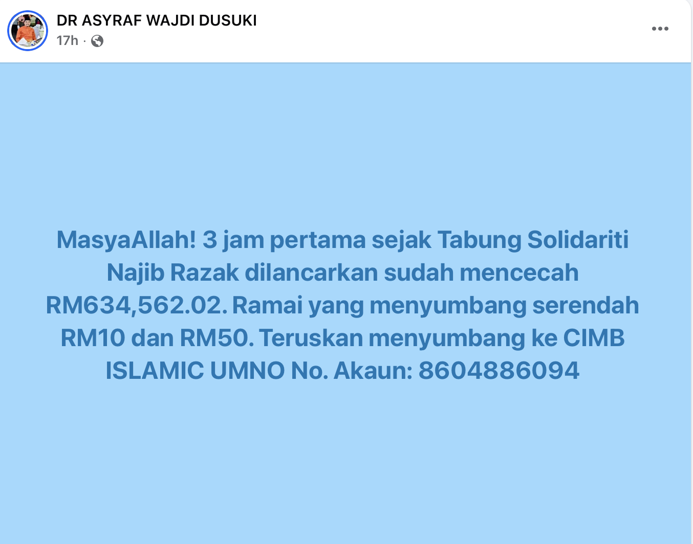 asyraf wajdi najib fund