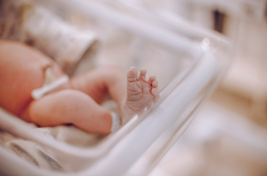 baby at hospital