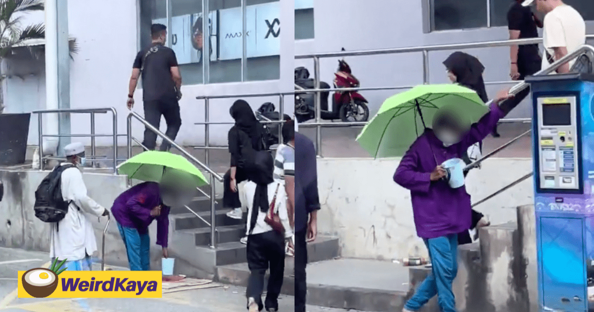 Beggars Seen Changing 'Shifts’ Outside Kuantan Mall, M’sians Suspect They’re Part Of Syndicate