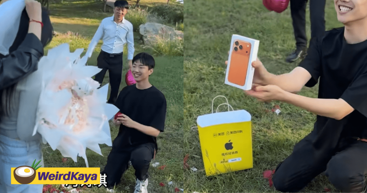 Beijing Man Proposes To Girlfriend Using iPhone 17 Pun, Wins Hearts Online