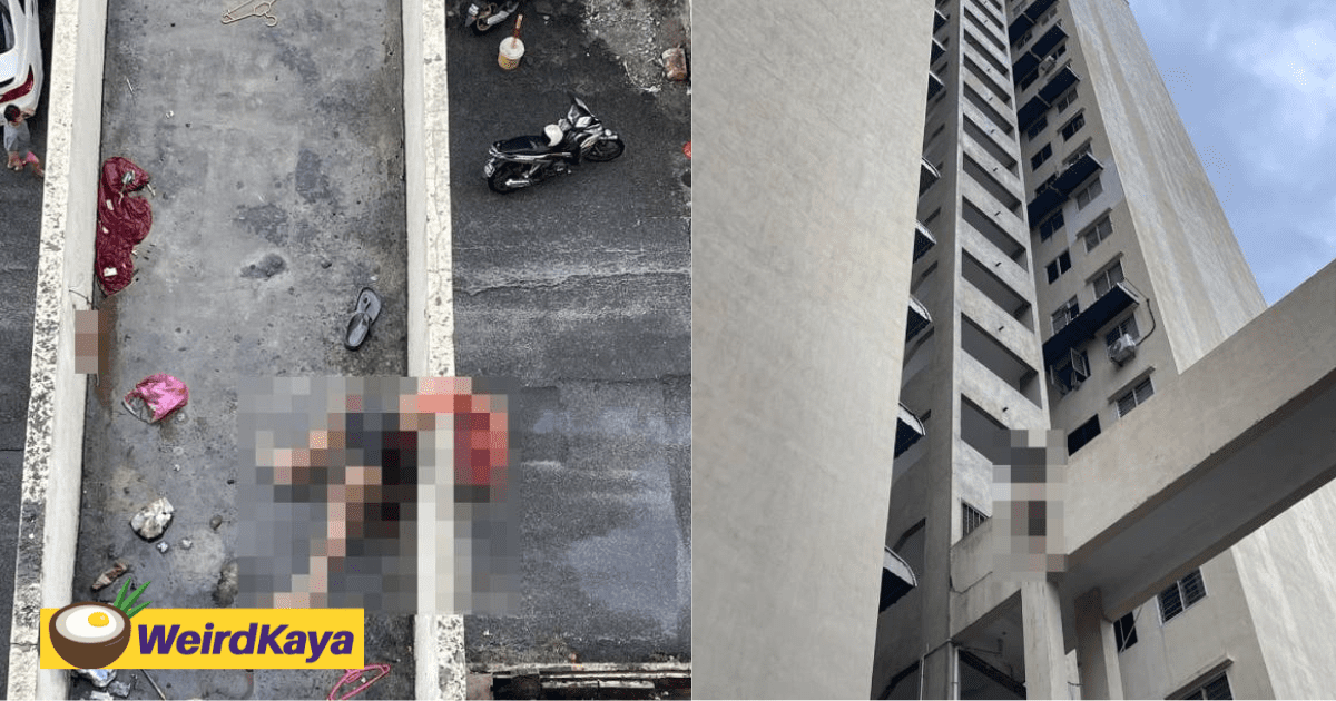 M'sian Man's Body Splits Into 2 After Falling From 22nd Floor Of Penang Flat