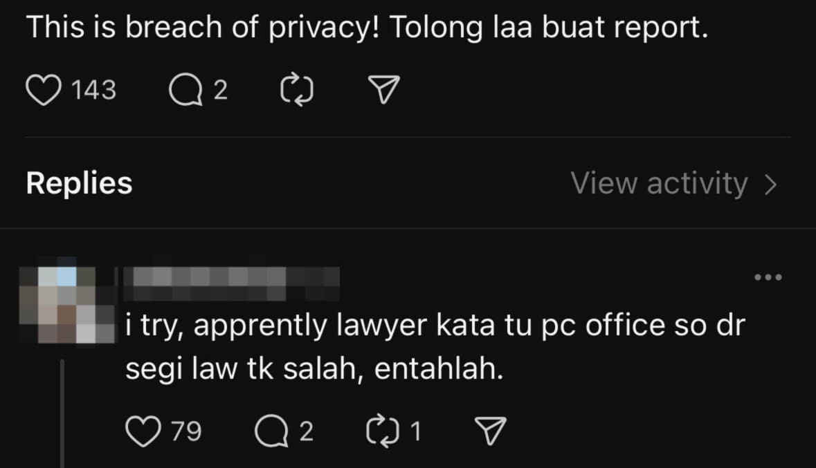 boss read staff private whatsapp text - comment
