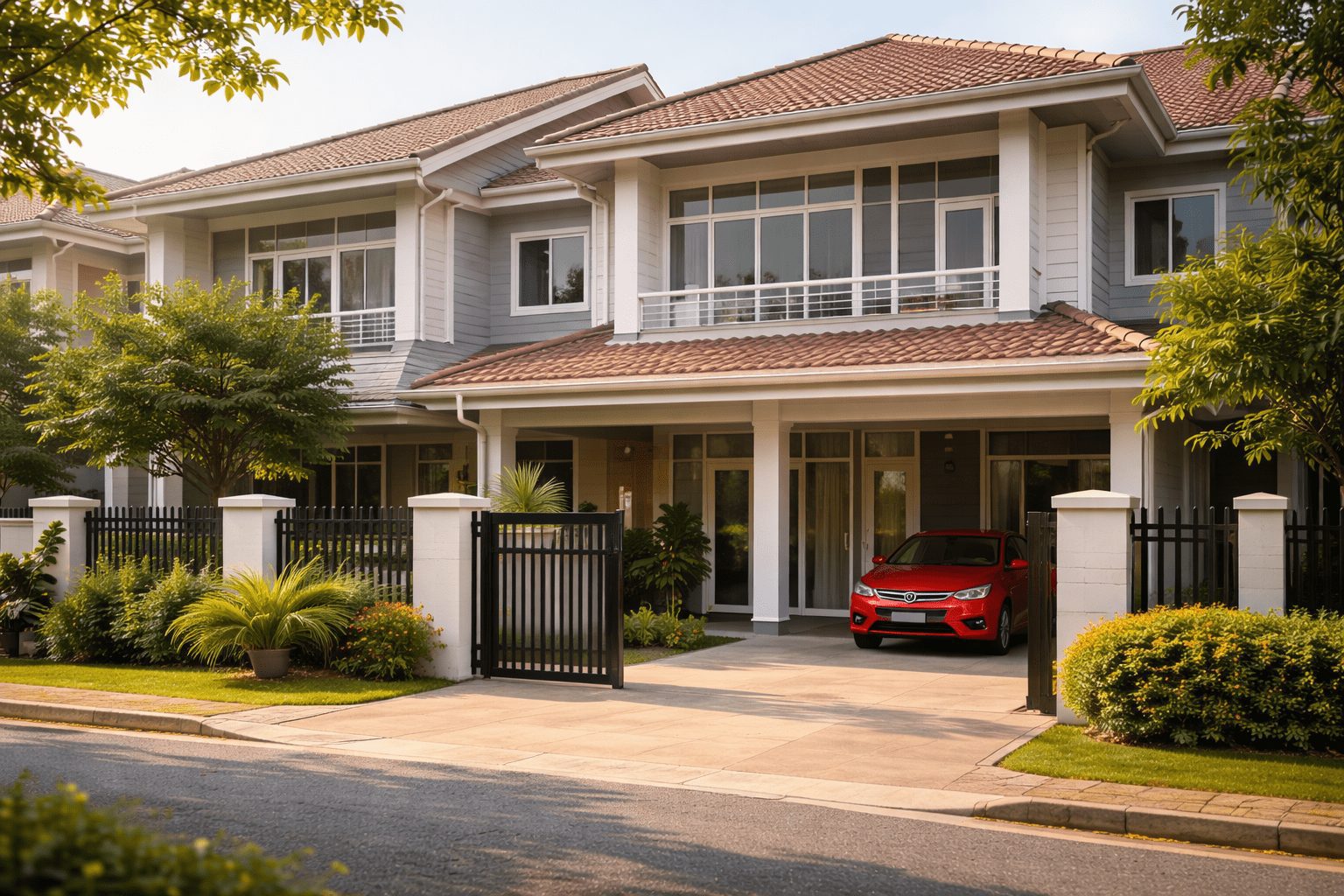 home and car