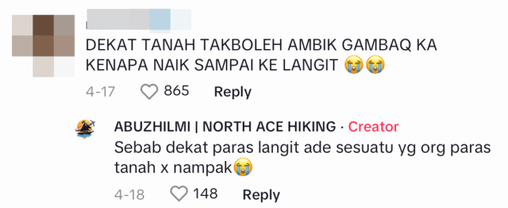 Group Of M'sians Hike Rocky Mountain While Dressed In Baju Melayu And Baju Kurung comment 2