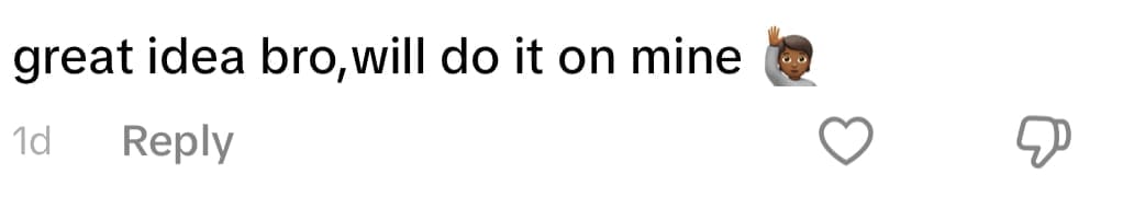 comment from netizen