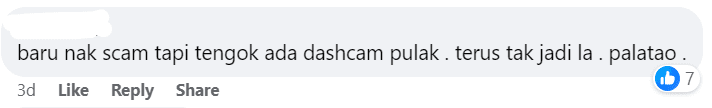 comment on dashcam
