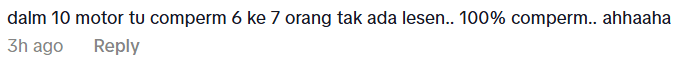 Comment on mat rempit blocking ambulance (2)