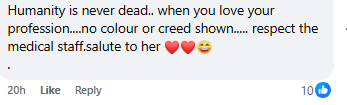 comment on nurse feeding patient (2)