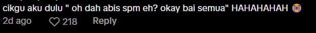Comment on teacher bringing student to trip after SPM Screenshot 2025-01-25 161437 (2)