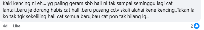 Comment on urinating at lift (3)