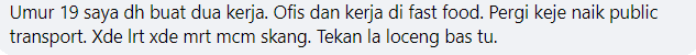 Comment working 2 job at 19yo