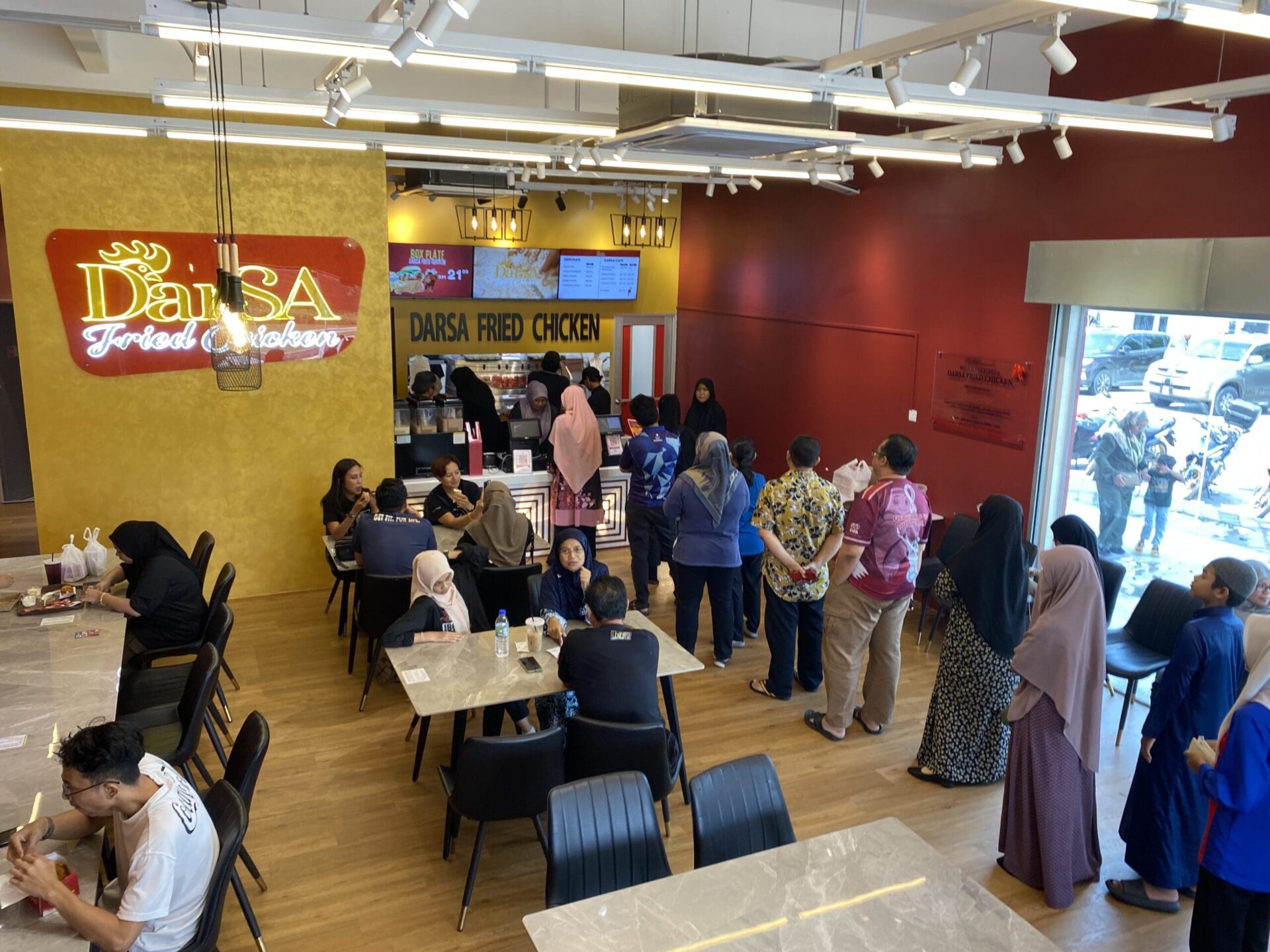 DFC bustling with diners
