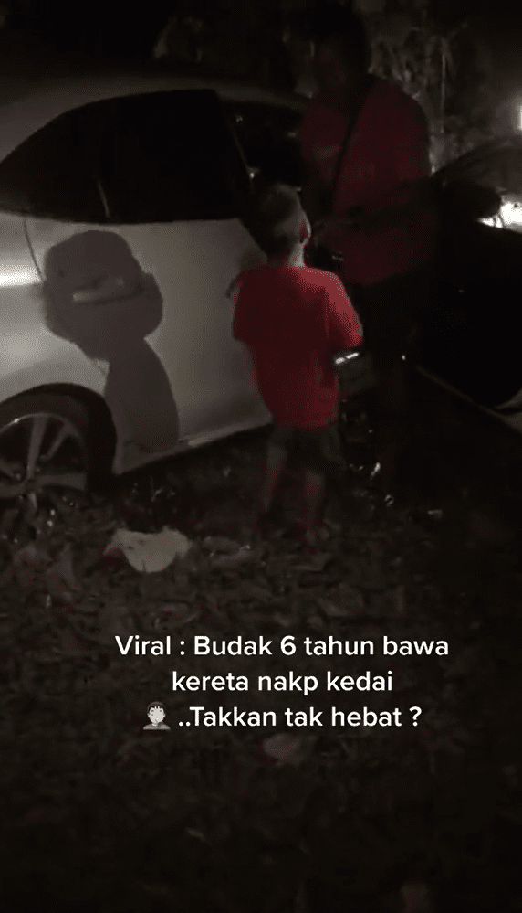 6 years old Malaysian boy who drove Toyota Vios  being interrogated by the public.