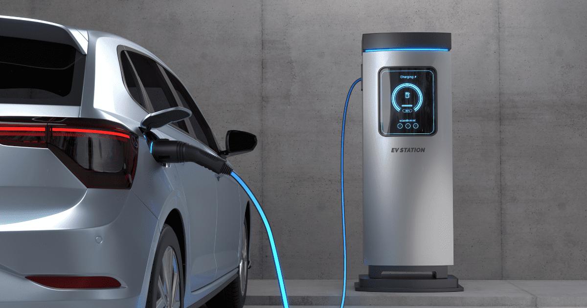ev being  charged