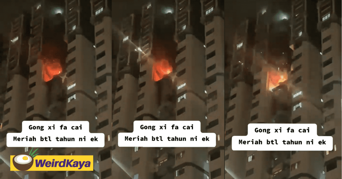 KL Condo Goes Up In Flames As Fireworks Shoot Out From Balcony In Viral Clip