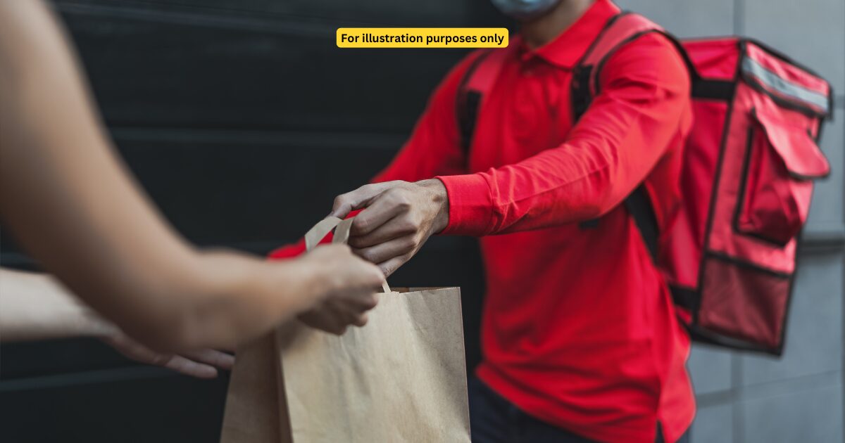 food delivery man