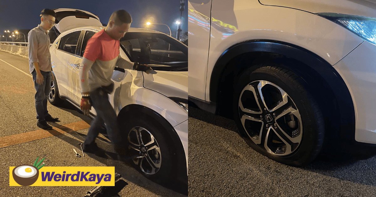 Foodpanda Rider Comes To The Aid Of Woman Whose Tyre Was Punctured
