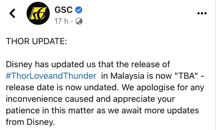 postponed