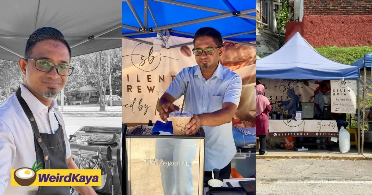 im an OKU barista who studied engineering now runs a coffee stall in KL