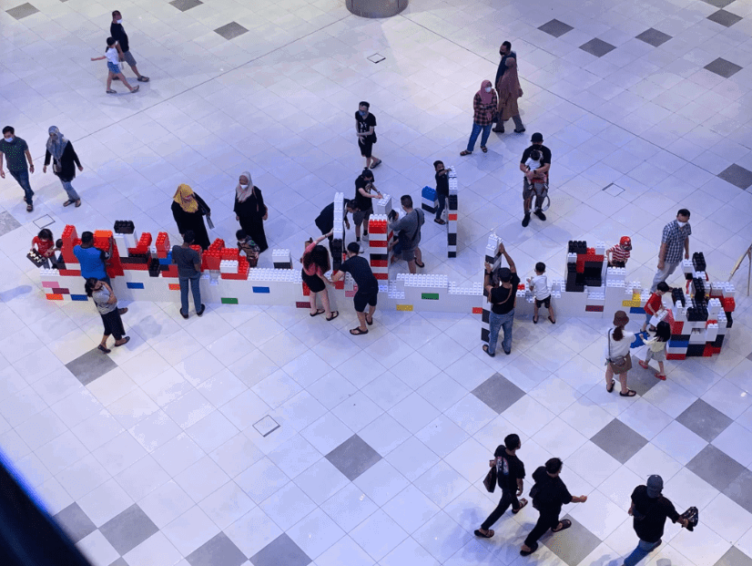 Visitors Destroy LEGO Structure At Penang Mall Despite Sign Telling Them Not To Do So