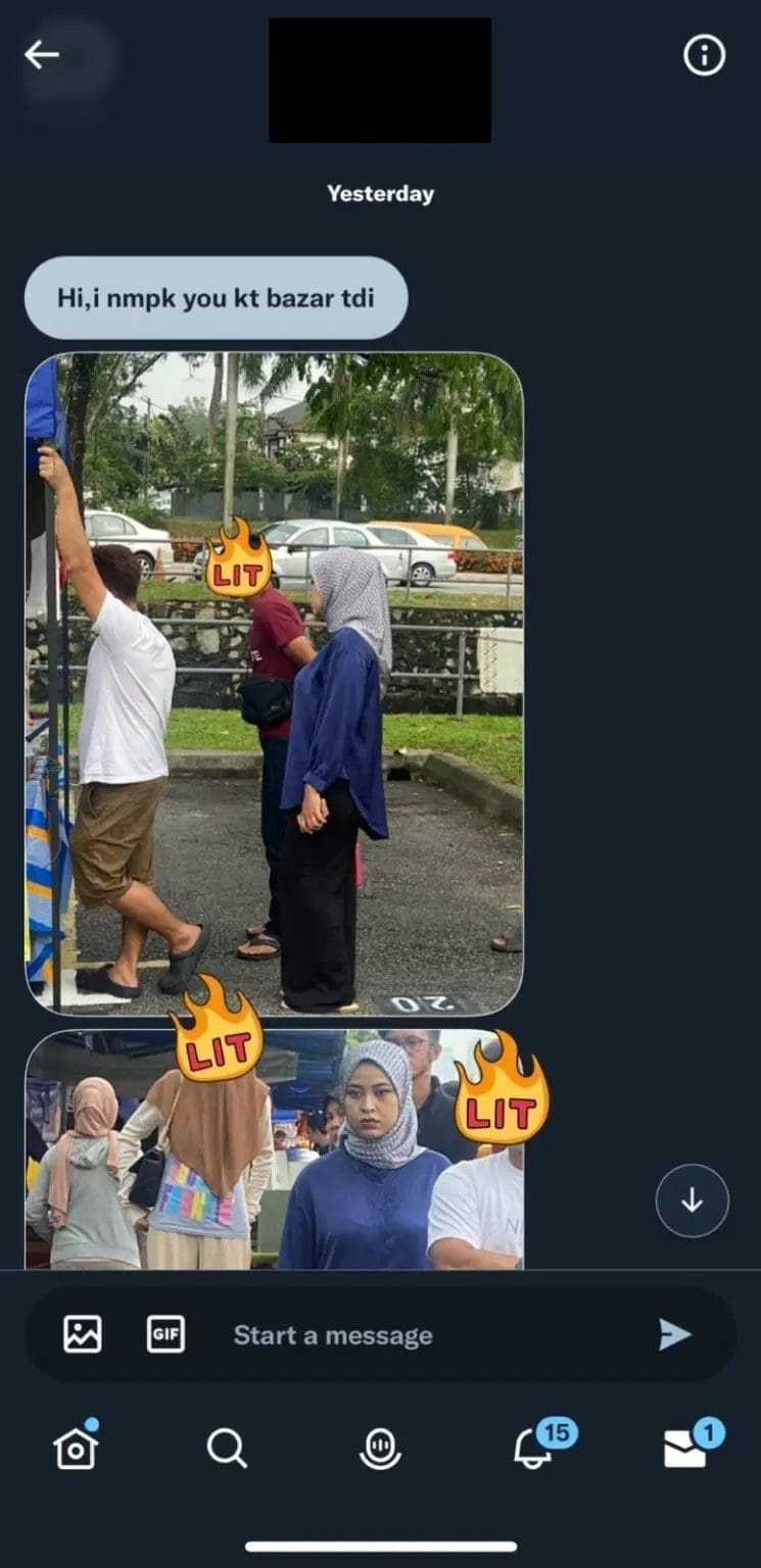 "Your Breasts Made Me Drool" — M'sian Woman Sexually Harassed By Stalker At Ramadan Bazaar