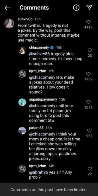 Jocelyn Chia Defends MH370 Joke, Claims M'sians 'Don't Understand Humour'