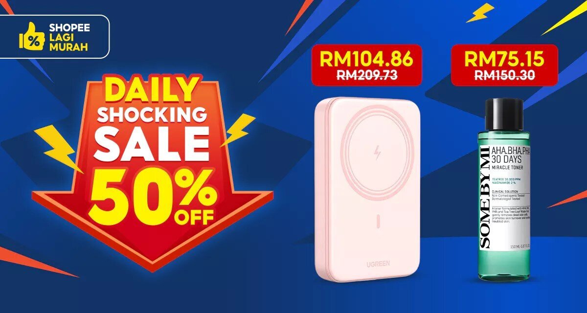 Image from: Need It Fast & Want It Cheap? Shopee 9.9 Super Shopping Day Is Bringing Buy Today, Get Today, Shocking Sale 50% Off & RM9,900 ShopeeVIP Vouchers | WeirdKaya