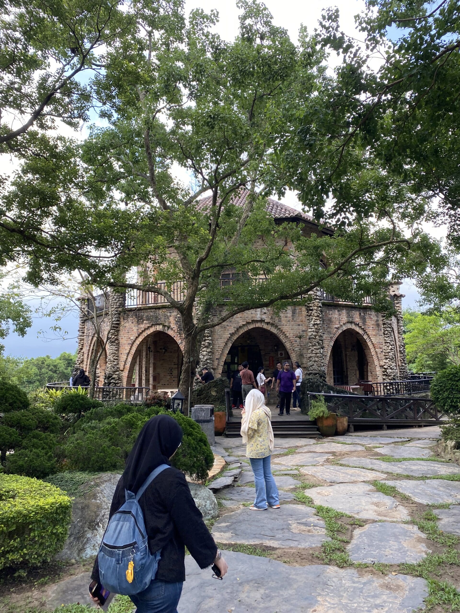 Visiting castle at Taiwan.