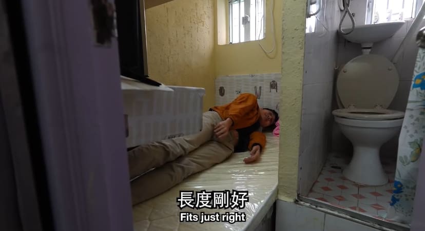 Zuwei, Malaysian who stays in a budget apartment in Hong Kong